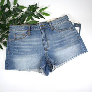 Universal Thread High Rise Raw Hem Shortie Shorts